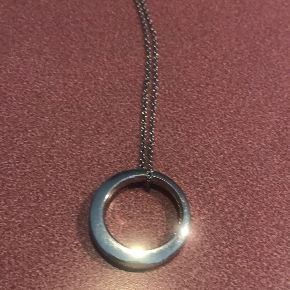 Long silver chain “32” with “3” extender